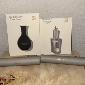 Scentbird travel sprays The Harmonist Metal Flower + Mind Games checkmate